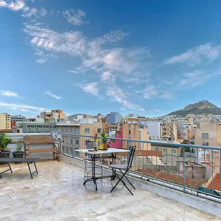 Top-floor With Stunning Views Of The Parthenon Athens